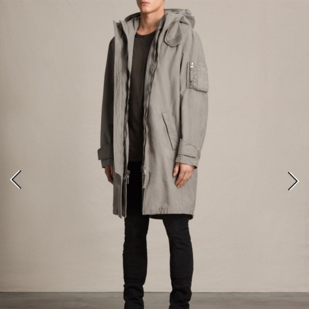 All Saints Berwyn Parka Coat XS